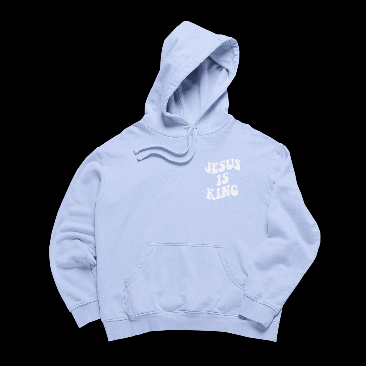 Blue jesus is online king hoodie