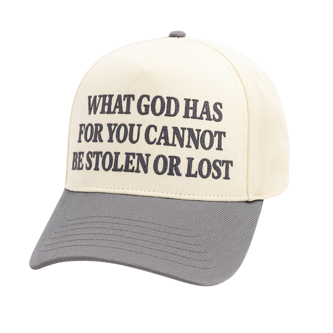 What God Has For You Cannot Be Stolen Or Lost | 5 Panel Embroidered Hat