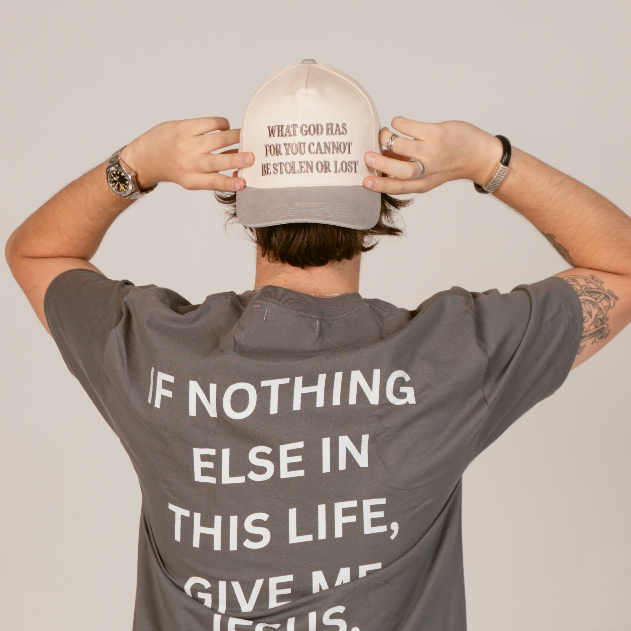 What God Has For You Cannot Be Stolen Or Lost | 5 Panel Embroidered Hat