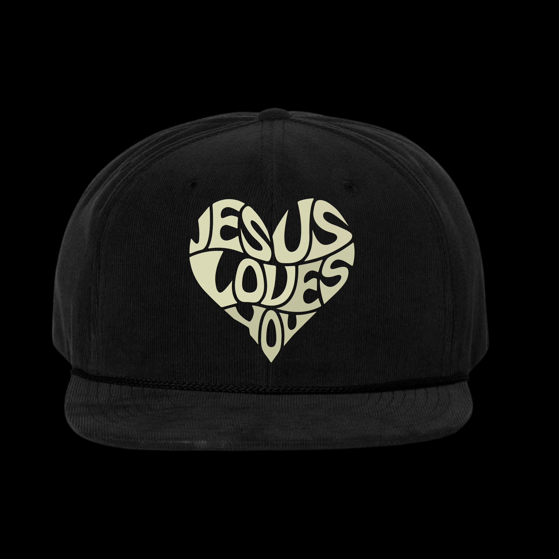 LAURIE BLACK CORDUROY SNAPBACK