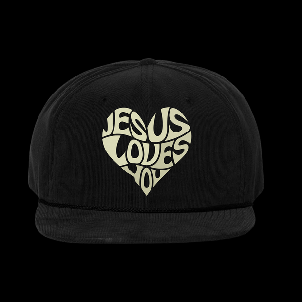 Jesus Loves You | Corduroy Snapback Hat